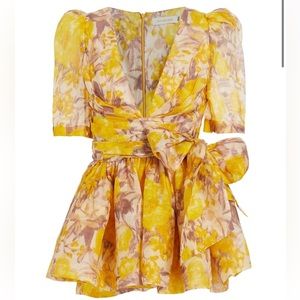 COPY - Zimmerman high tide peplum dress